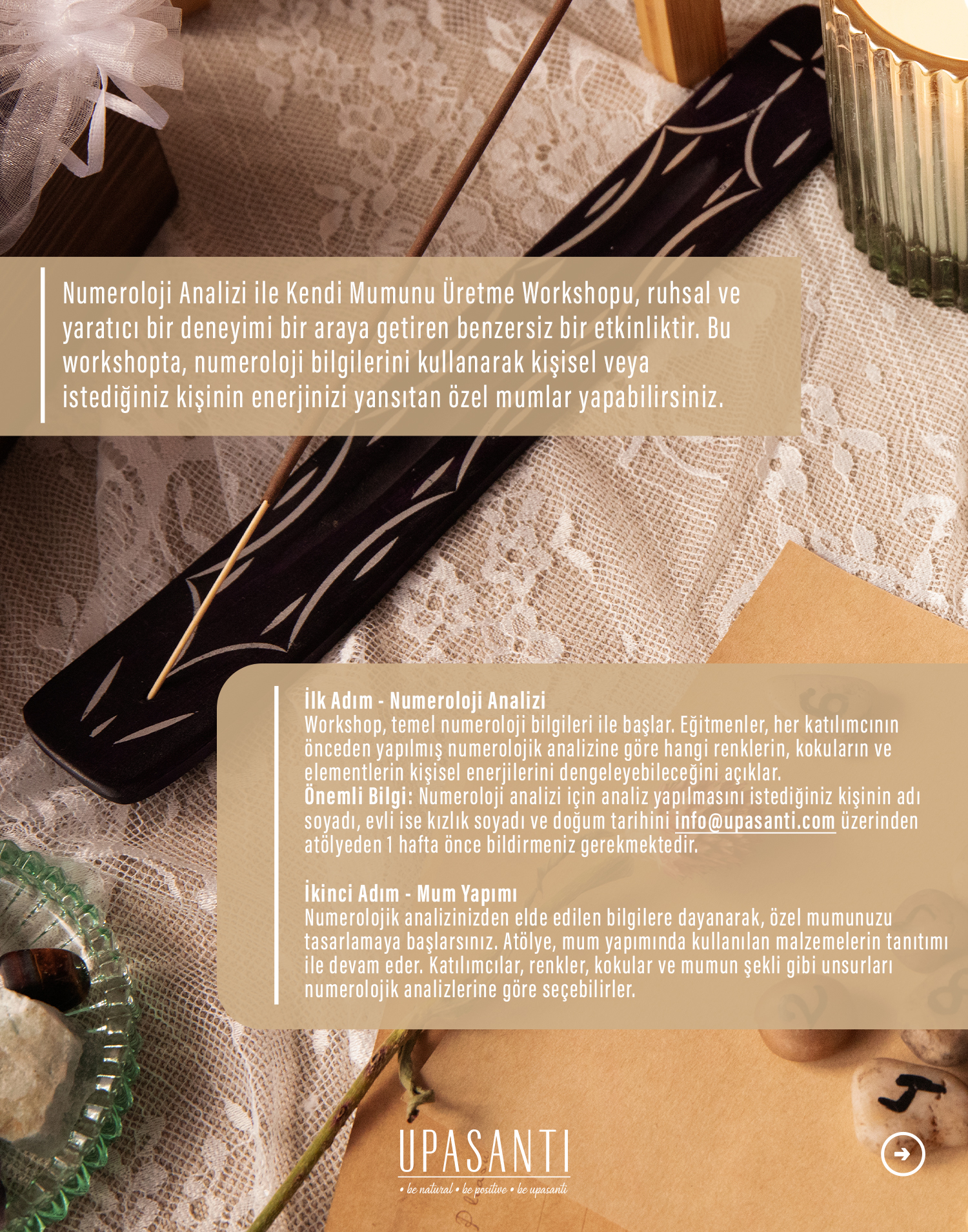 Numeroloji Analizi İle Aromaterapi Mum Atölyesi Numeroloji Analizi İle Aromaterapi Mum Atölyesi - Görsel 2